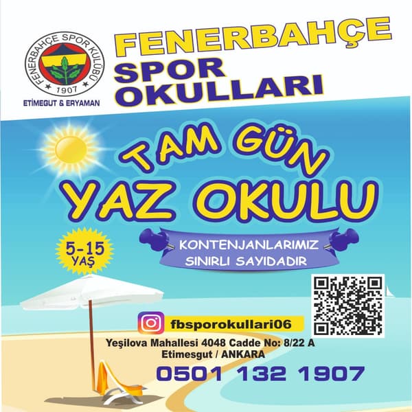 Fenerbahçe Spor Okulları - Eryaman - 11. Fotoğraf Fenerbahçe Spor Okulları - Eryaman - 11. Fotoğraf